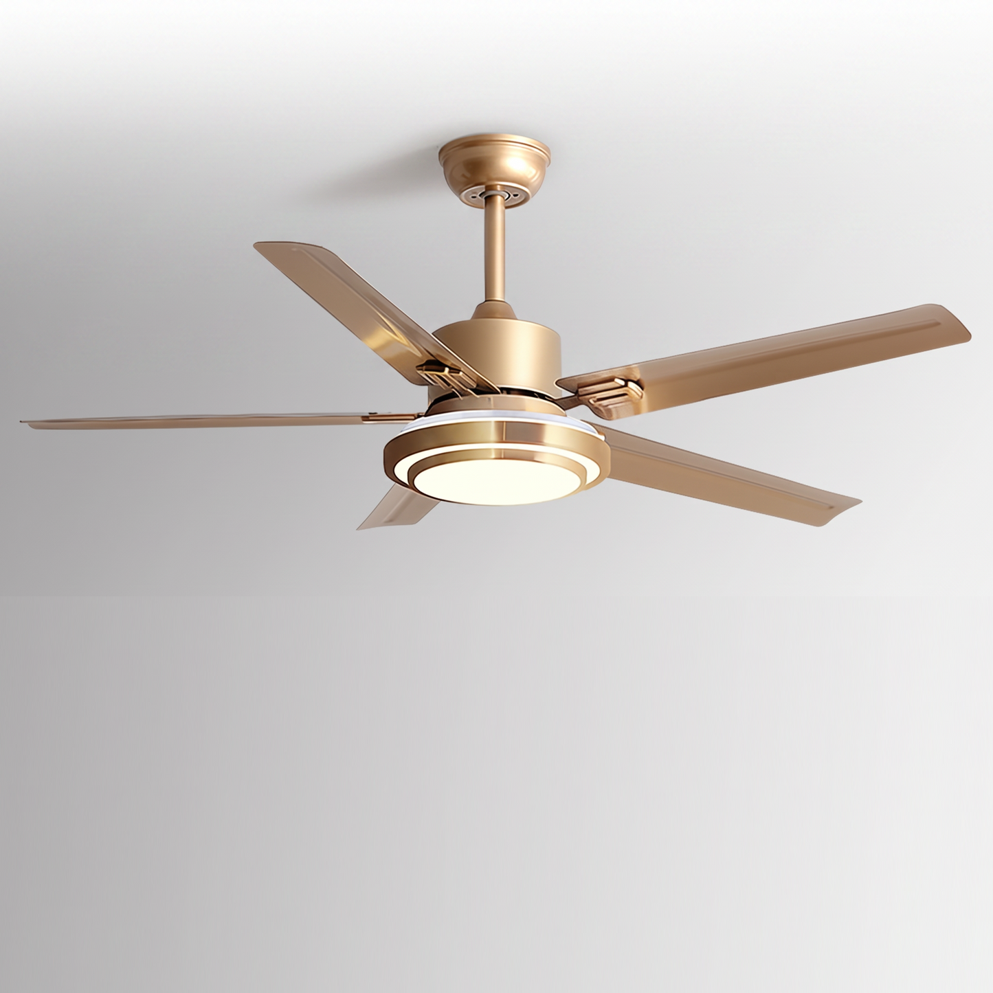 Dual-Halo Ring Light Ceiling Fan