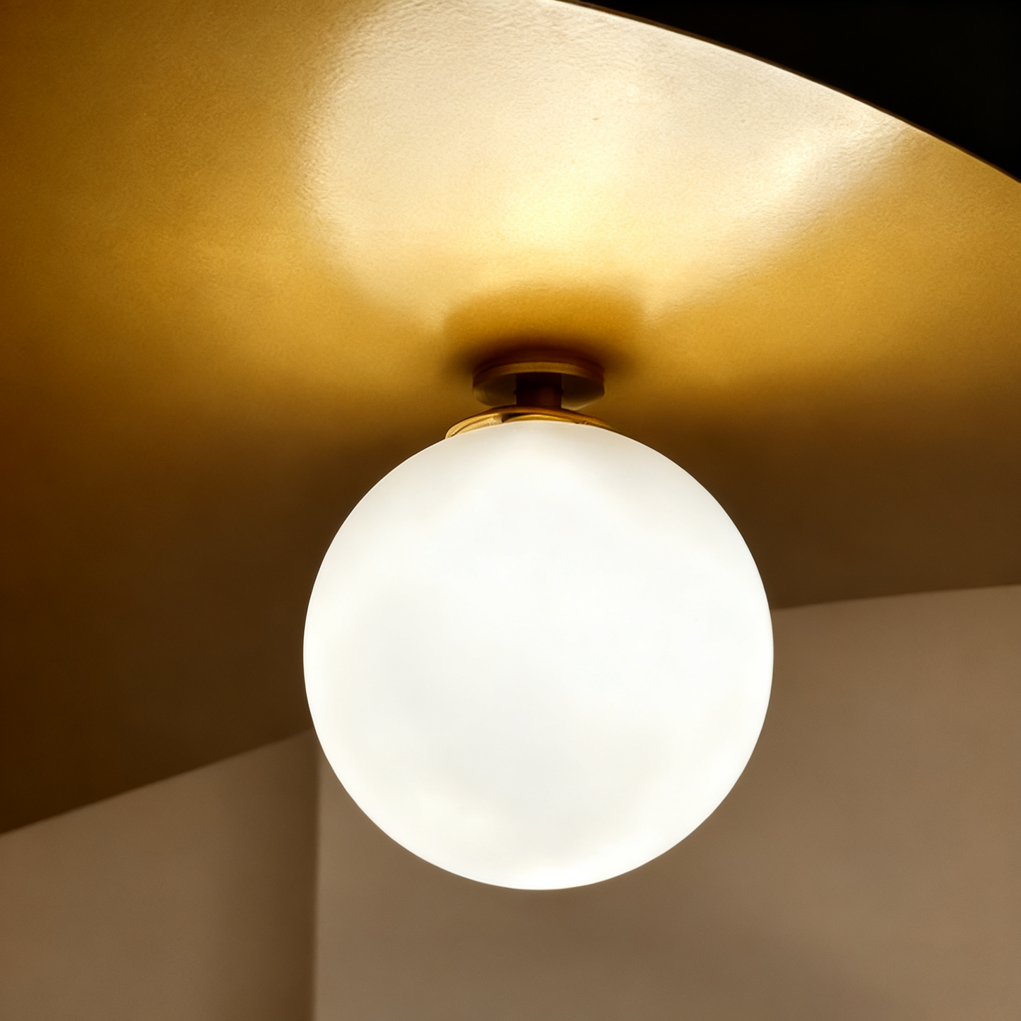 Layered Metal Petal Chandelier