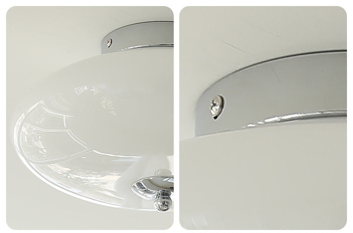 UFO Opal Glass Flush Mount Light