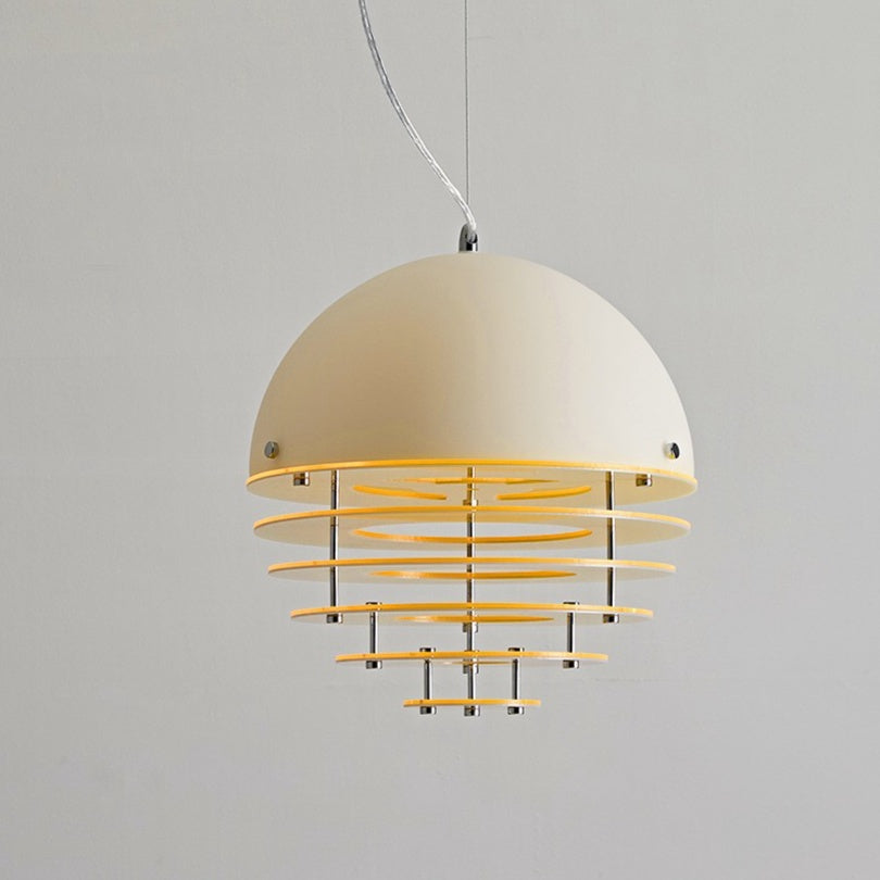 Tiered Louvered Hive Pendant Light