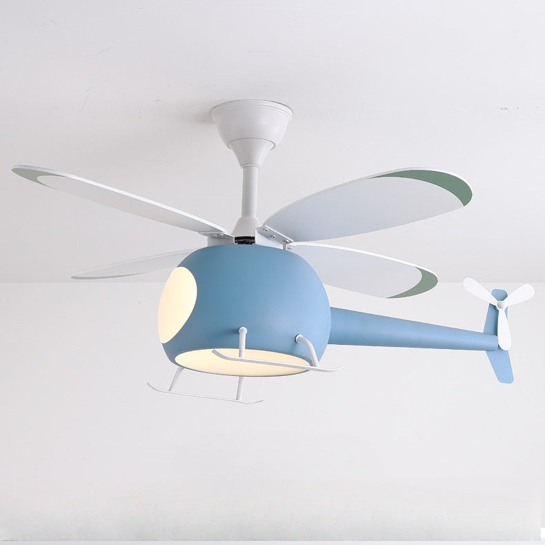 Helicopter Kids Ceiling Fan Light