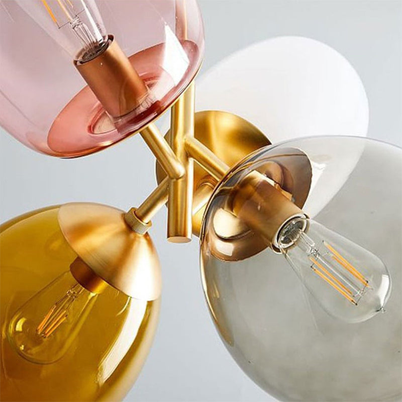 Macaron Glass Cluster Chandelier