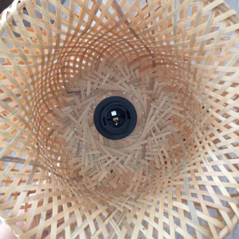 Small Handmade Bamboo Pendant Shade
