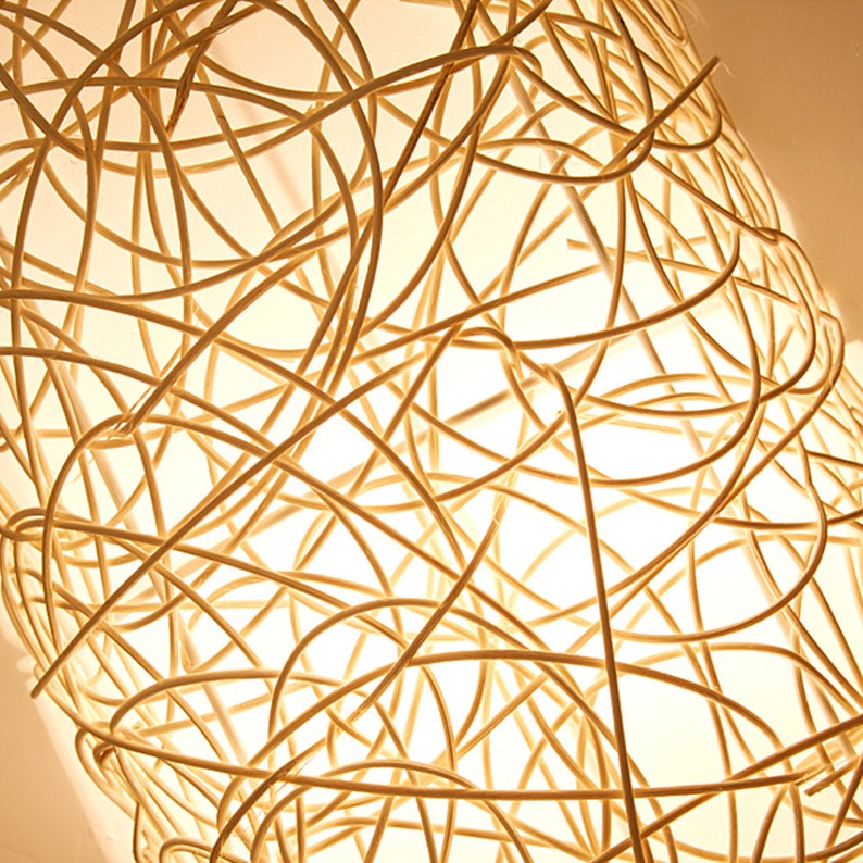 Rattan Boho Wall Sconce