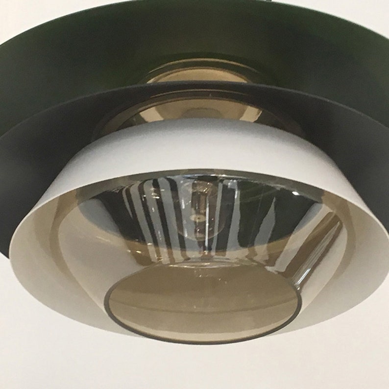 Green Three-Layer Metal Pendant Light