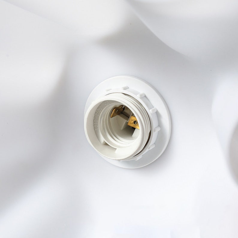 White Flower Petal Pendant Light, 60cm