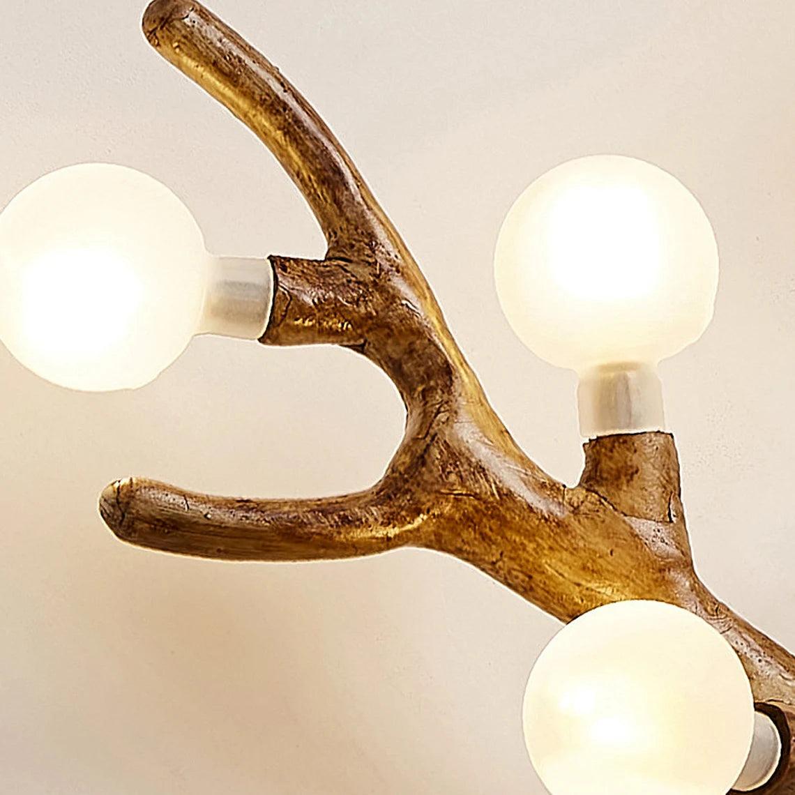 Antler Wall Lamp in White or Brown