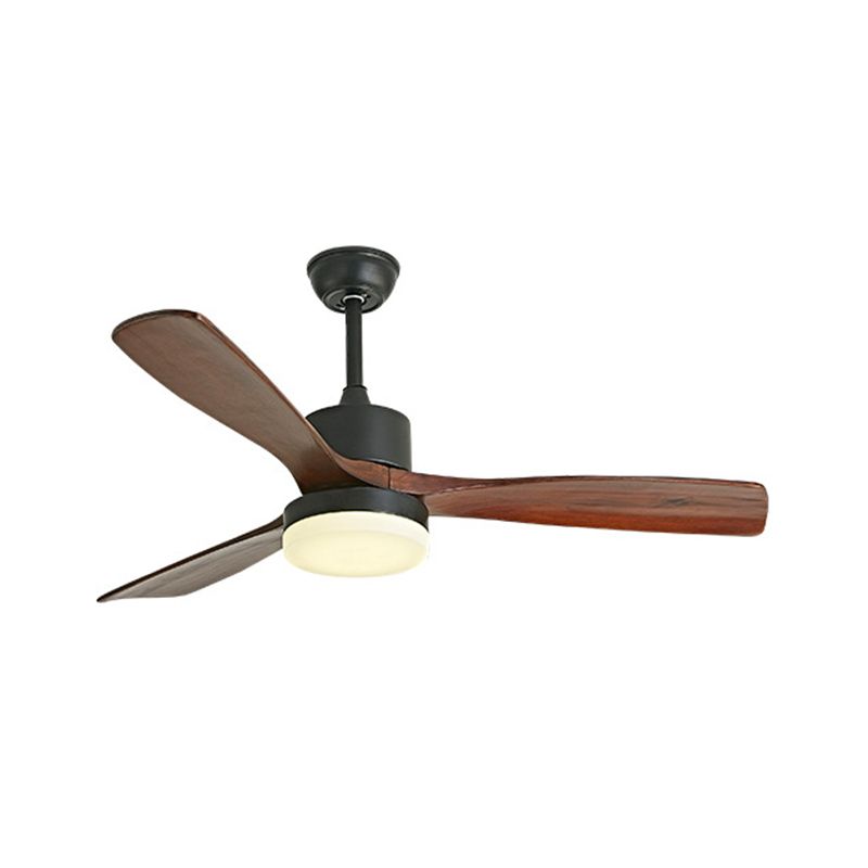 42 inch Wooden Blade LED Ceiling Fan