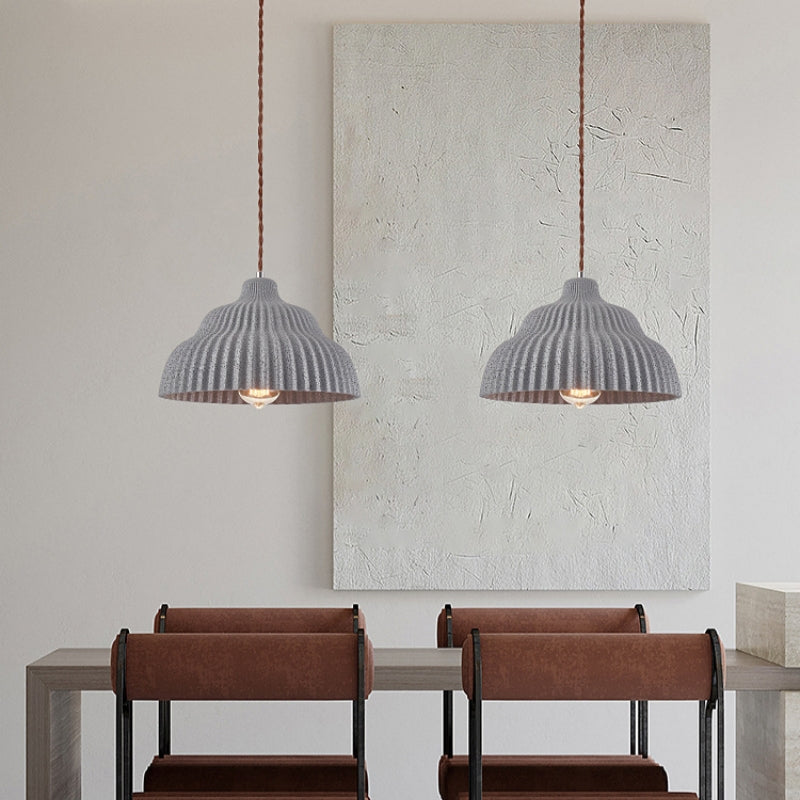 Vintage Industrial Resin Pendant Light