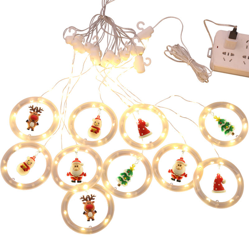 3D Curtain LED Fairy Lights, 8 Modes