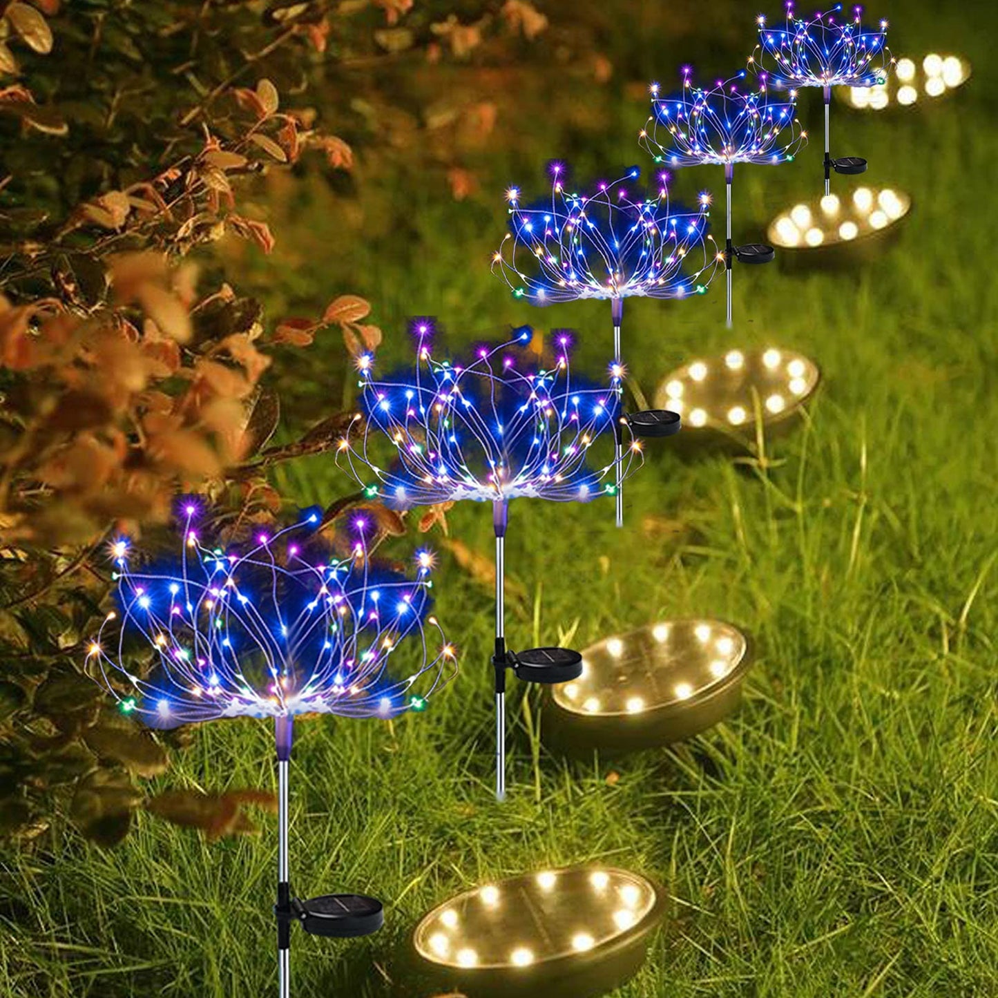Solar Firework Garden Lights, Shapeable