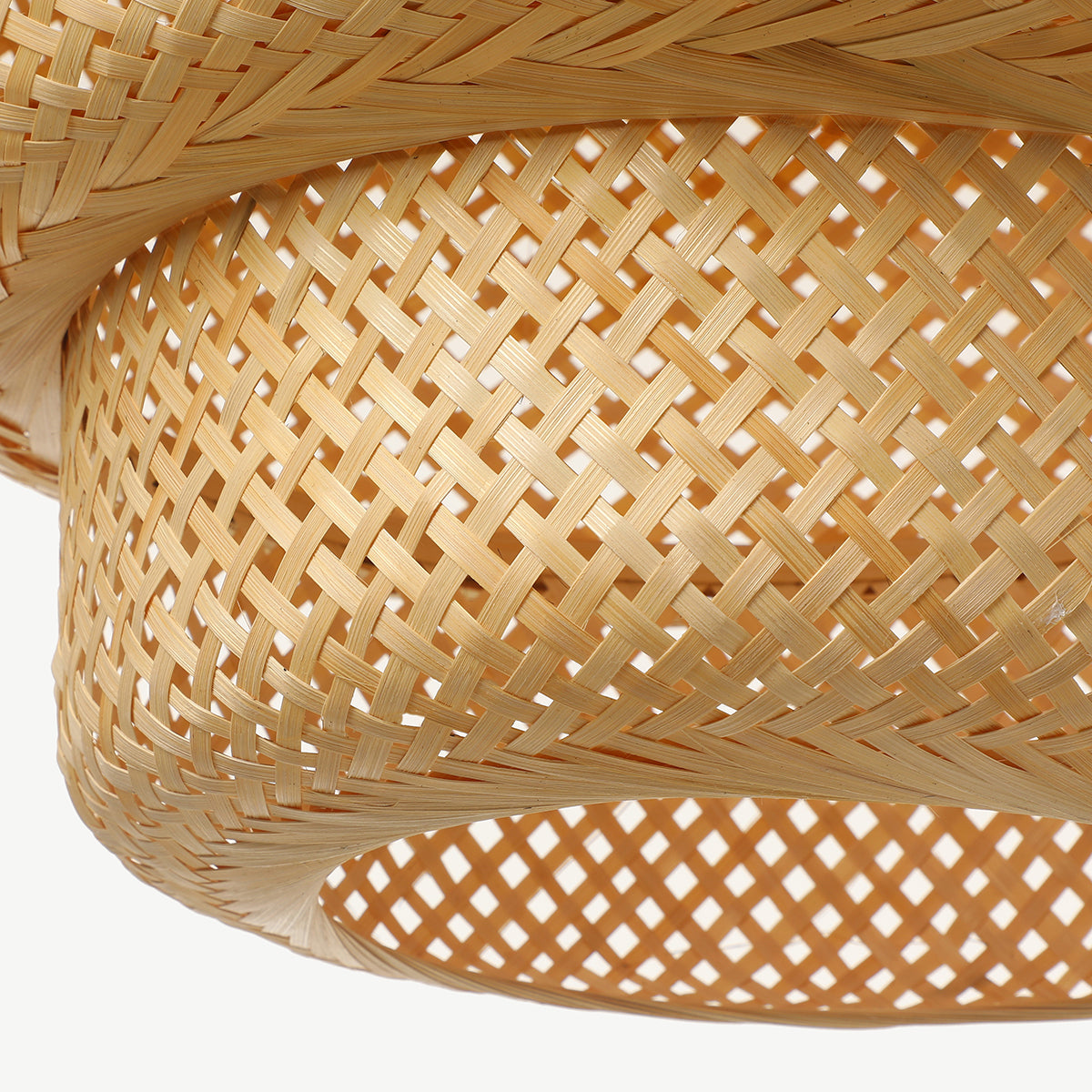 Sculptural Bamboo Pendant Lampshade
