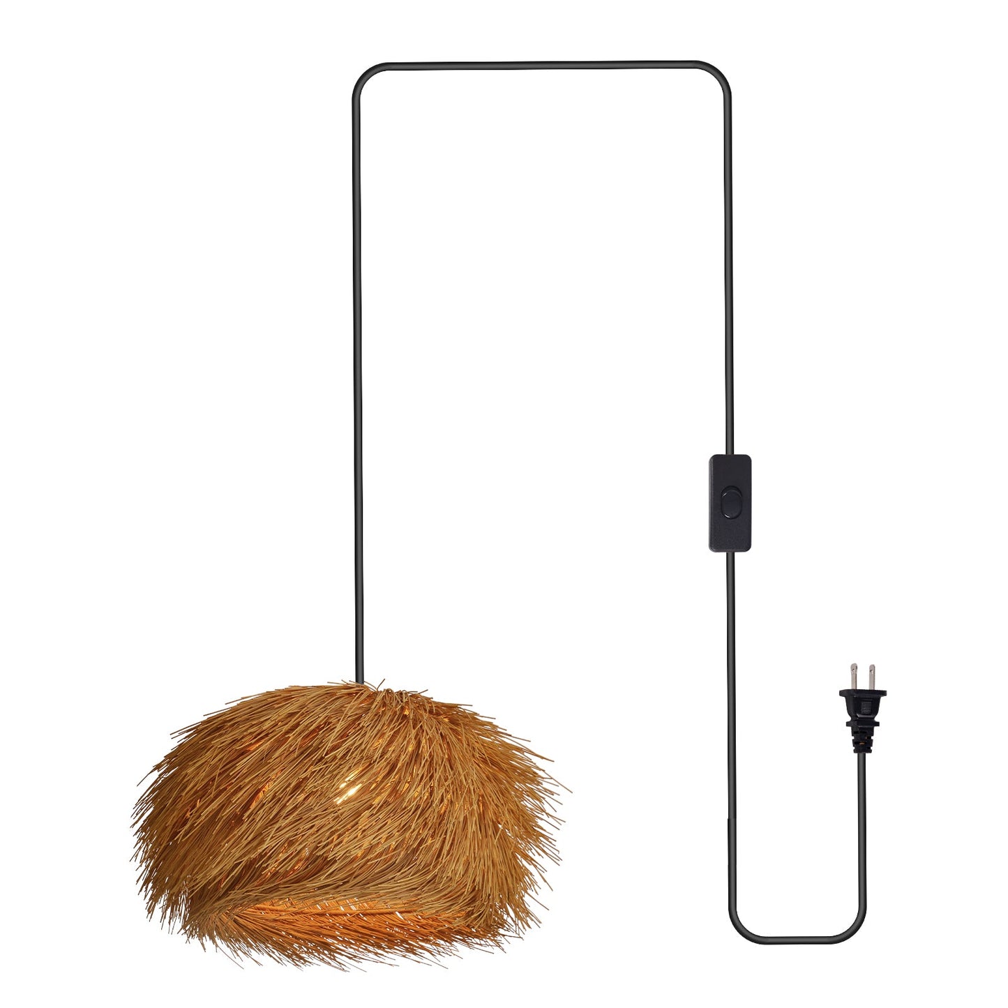 Grass Tassel Shaggy Pendant Light