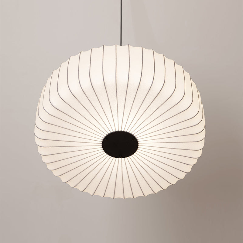 White Membrane Art Deco Pendant Light
