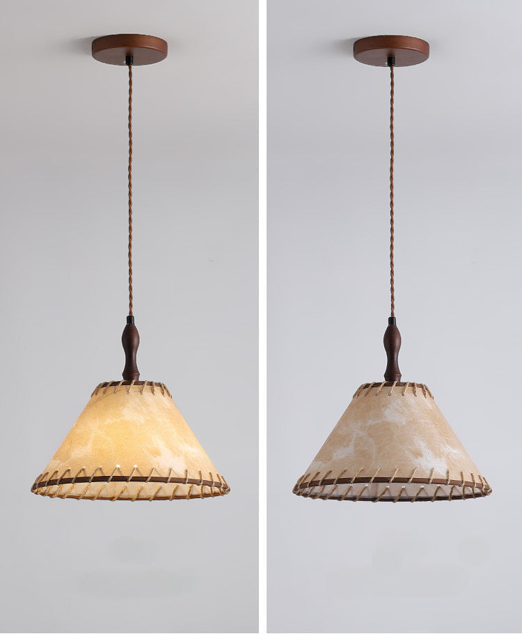 Wabi-Sabi Fabric Pendant Light