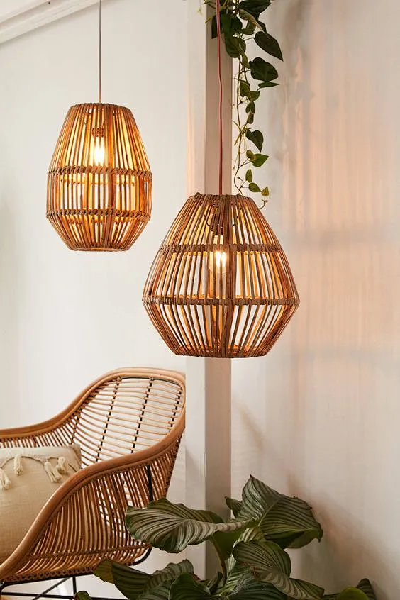 Natural Rattan Fixtures