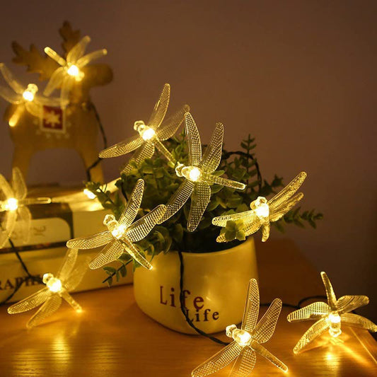 LED Waterproof Dragonfly Lights-[Modern pendant lighting for bedroom and living space]-Demolights UK