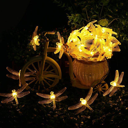 Dragonfly LED String Lights, Waterproof