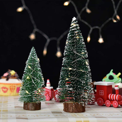 Small Pre-Lit Tabletop Christmas Tree
