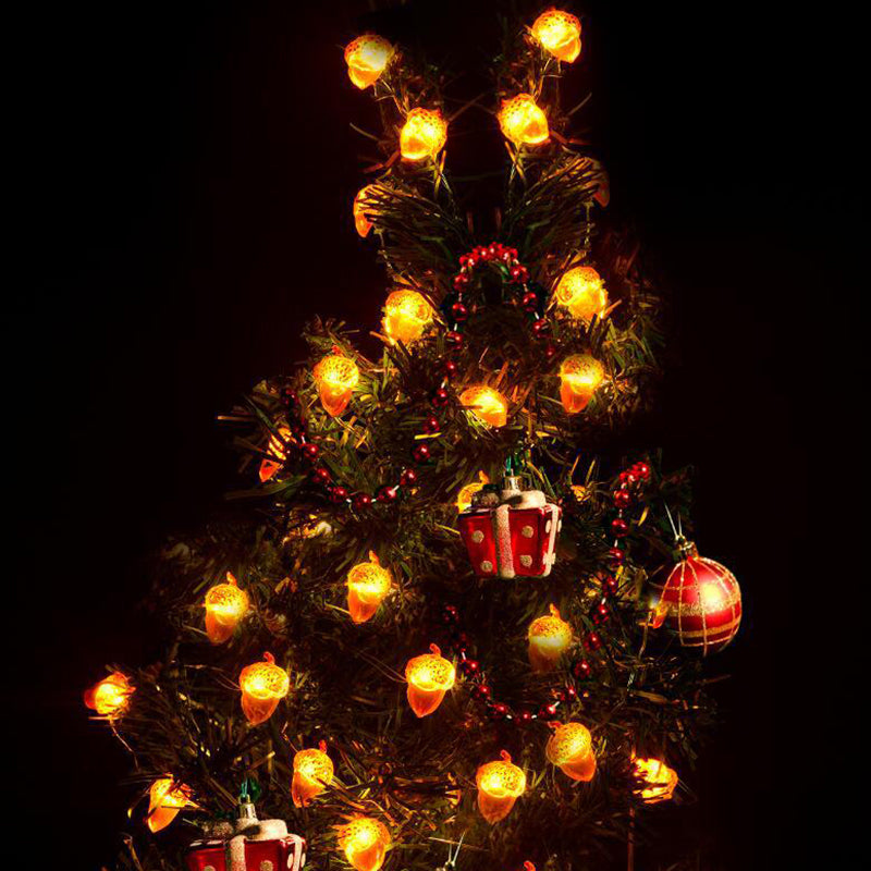 Acorn Harvest String Lights, Battery