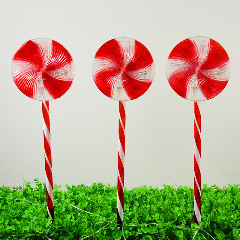 Candy Cane Christmas Path Lights
