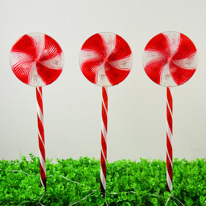 Candy Cane Christmas Path Lights