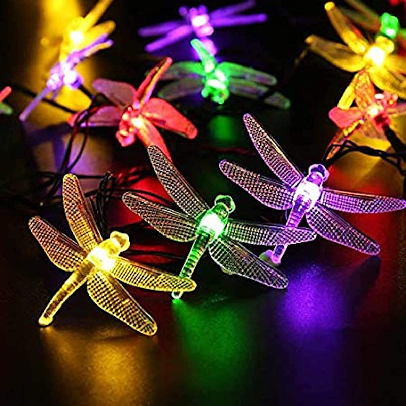 Dragonfly LED String Lights, Waterproof