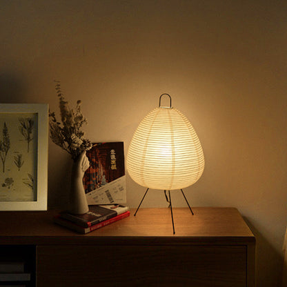 Japanese Tripod Rice Paper Table Lamp