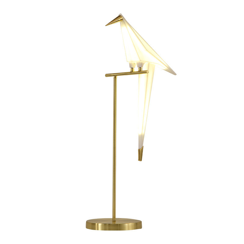 Gold Metal Bird Desk Lamp