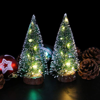 Small Pre-Lit Tabletop Christmas Tree