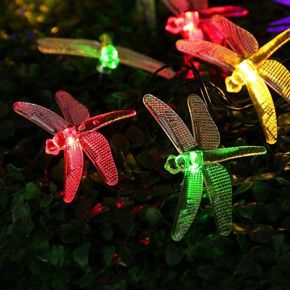 Dragonfly LED String Lights, Waterproof
