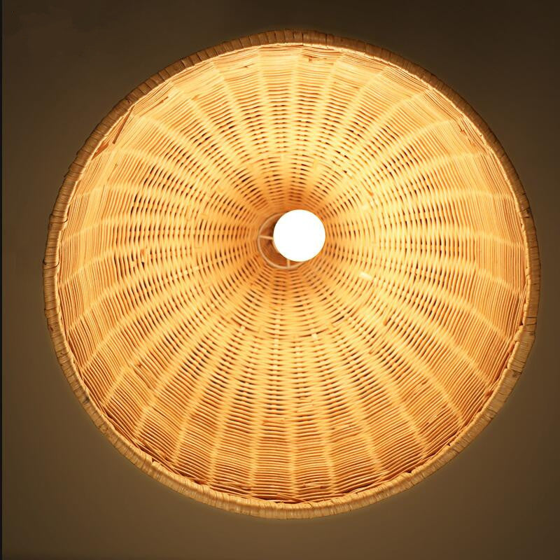 Rattan Wicker Pendant Lampshade