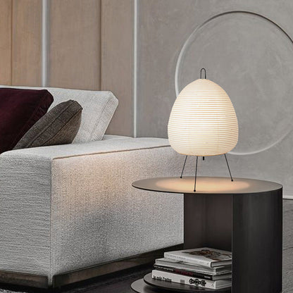 Japanese Tripod Rice Paper Table Lamp