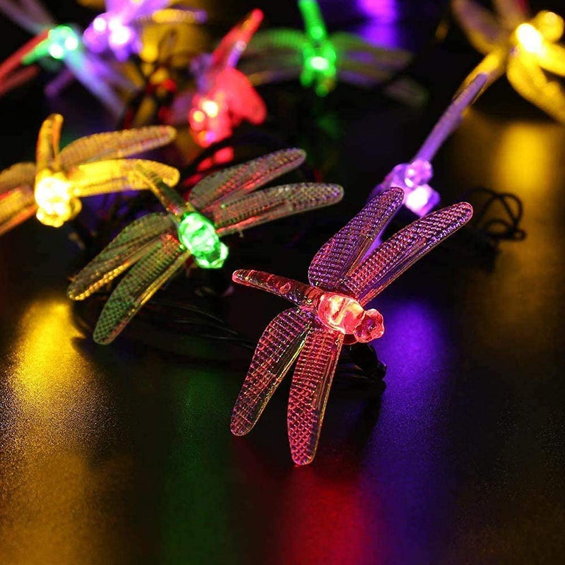 Dragonfly LED String Lights, Waterproof