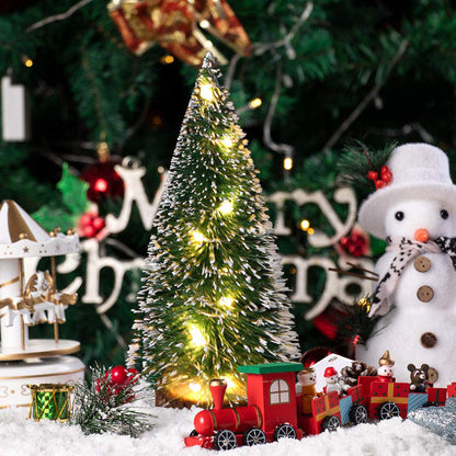 Small Pre-Lit Tabletop Christmas Tree