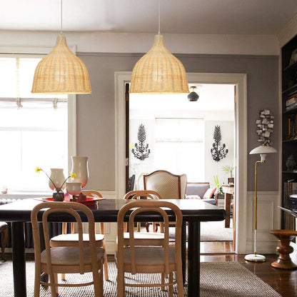 Rattan Wicker Pendant Lampshade