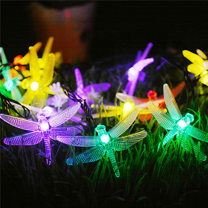 Dragonfly LED String Lights, Waterproof