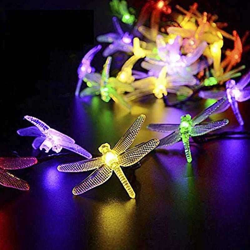Dragonfly LED String Lights, Waterproof
