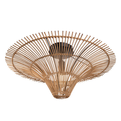 Large 80cm Rattan Pendant Light