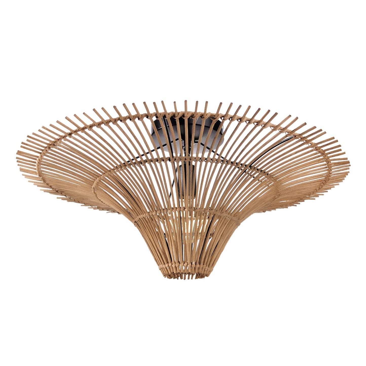 Large 80cm Rattan Pendant Light