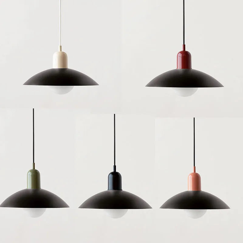 Mid Century Colorful Macaron Bauhaus Pendant Light