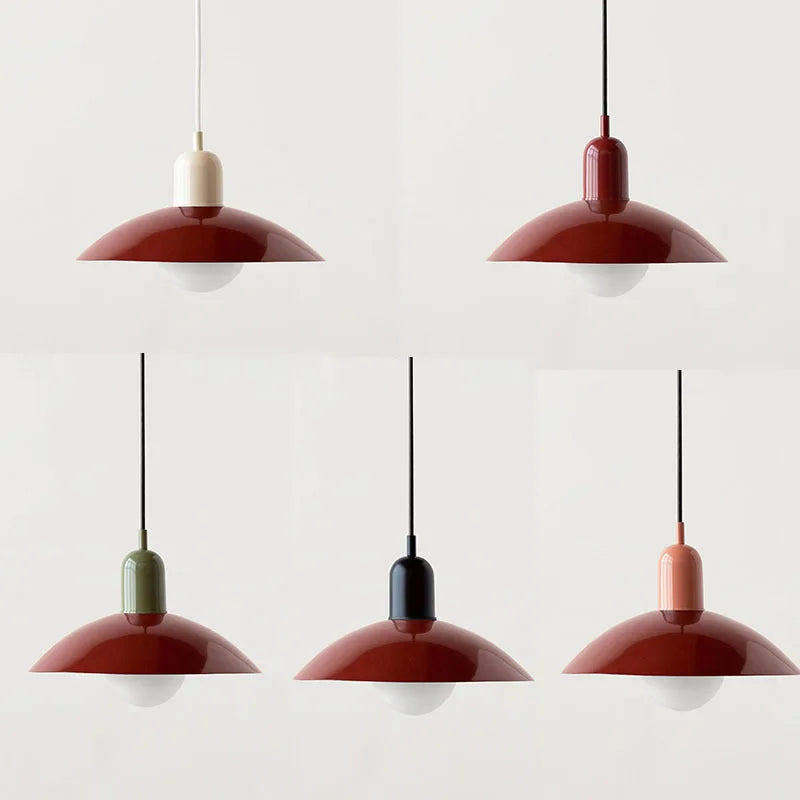 Mid Century Colorful Macaron Bauhaus Pendant Light