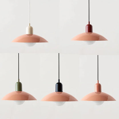 Mid Century Colorful Macaron Bauhaus Pendant Light