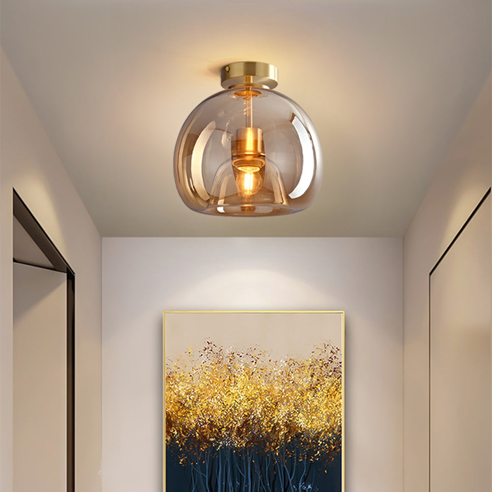 Vintage Bubble Glass Ceiling Light