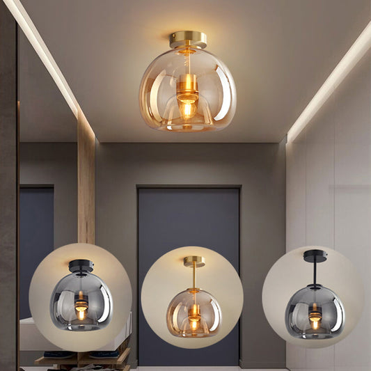 Vintage Bubble Glass Ceiling Light