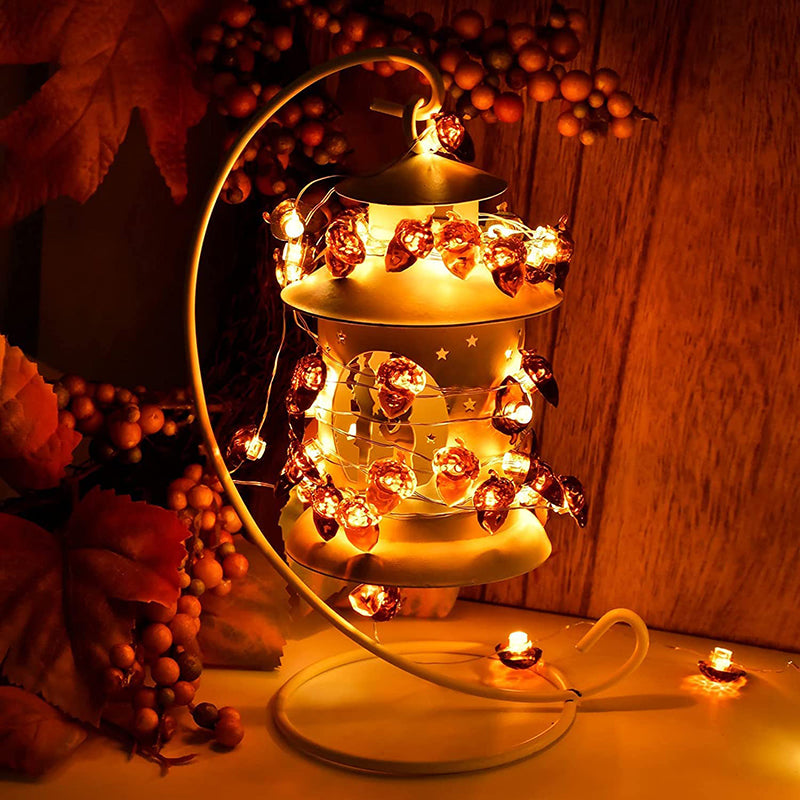 Acorn Harvest String Lights, Battery
