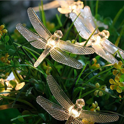 Dragonfly LED String Lights, Waterproof