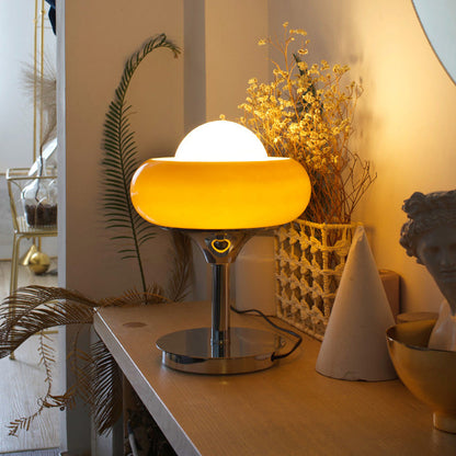Bauhaus Glass Bedside Table Lamp