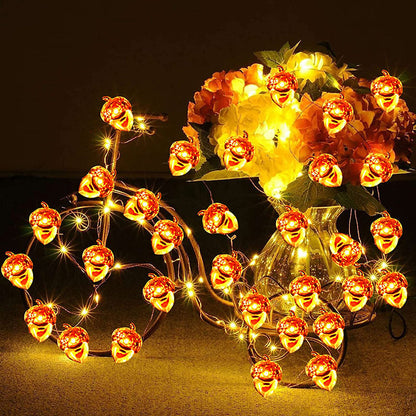 Acorn Harvest String Lights, Battery