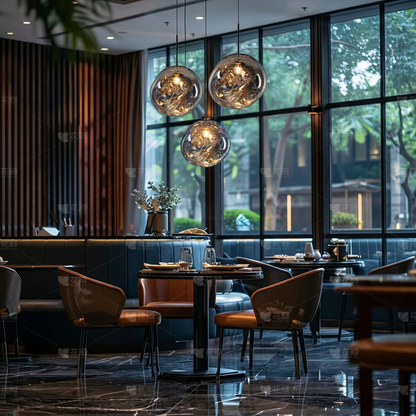Melt Mirror Glass Pendant Light